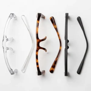Plastic sunglasses material comparison — polycarbonate, TR90, and ABS frames for eyewear brands