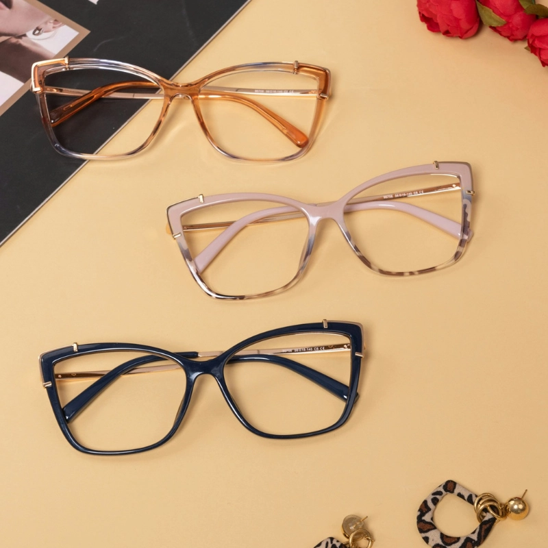 Women acetate eyeglasses frames